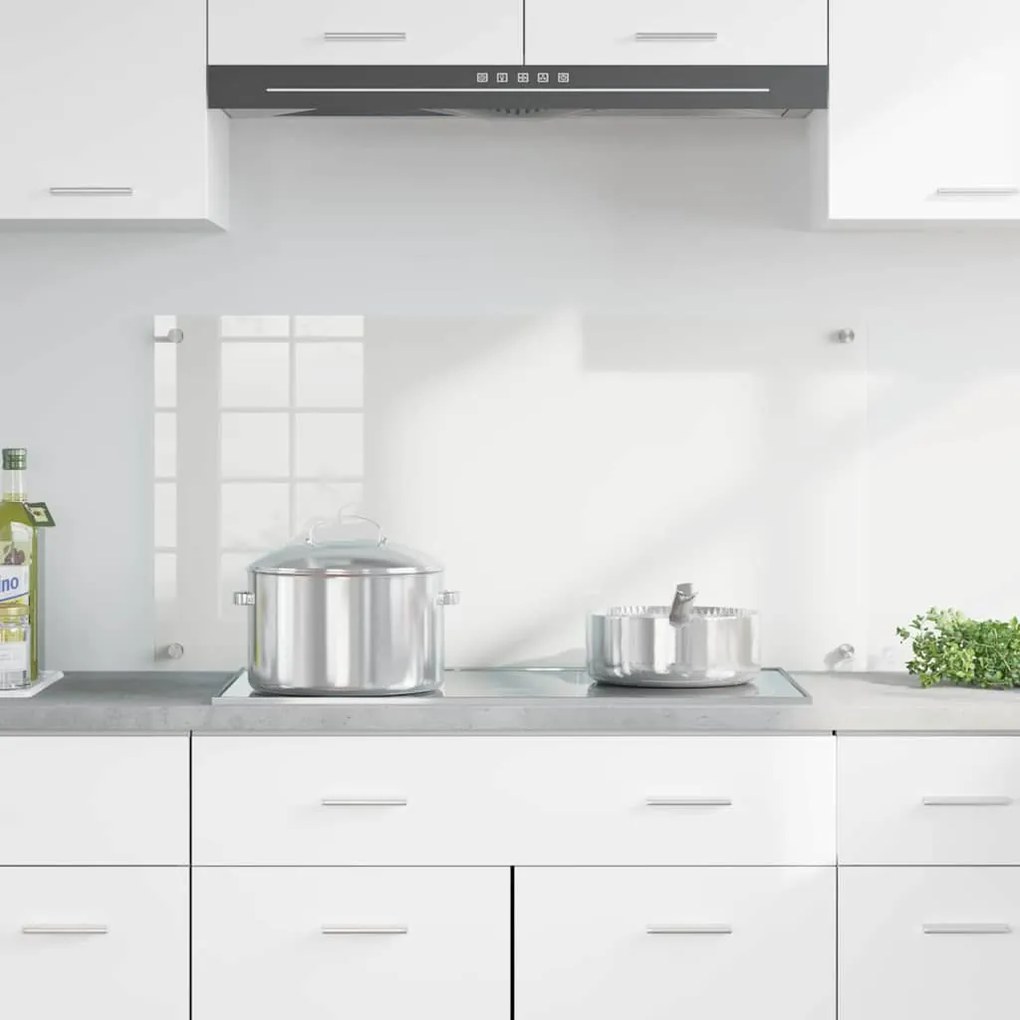 vidaXL Πίσω Πάνελ Κουζίνας Διαφανές 100 x 50 cm σκληρυμένο γυαλί