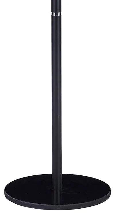 Καλόγερος ρούχων Marianna μέταλλο μαύρο-φυσικό Φ37x169εκ 37x37x169 εκ.