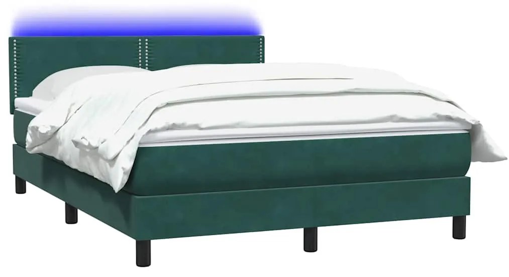 ΚΡΕΒΑΤΙ BOXSPRING ΜΕ ΣΤΡΩΜΑ ΣΚΟΥΡΟ ΠΡΑΣΙΝΟ 160X210ΕΚ. ΒΕΛΟΥΔΙΝΟ 3316794