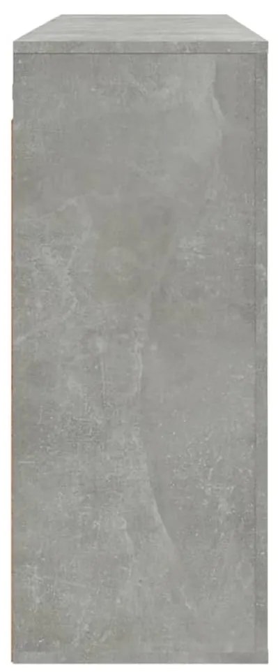 vidaXL Ντουλάπι Τοίχου Γκρι Σκυρ. 80x33x80 εκ. Επεξεργασμένο Ξύλο