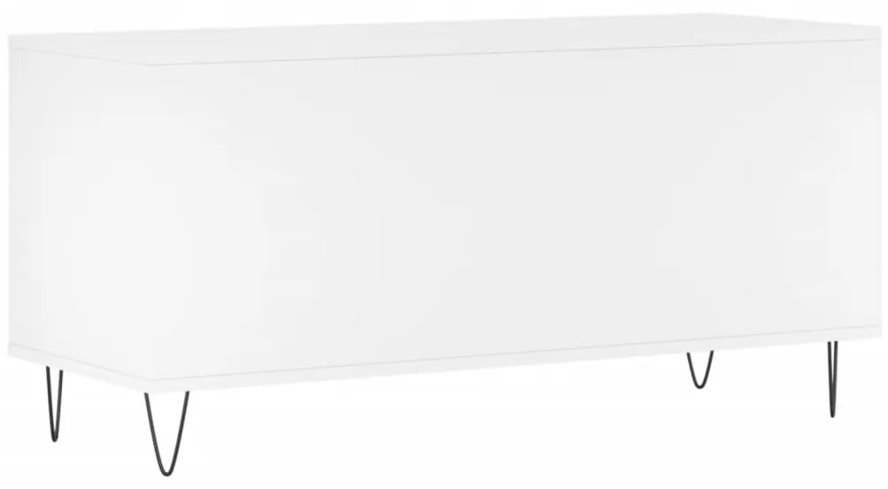 vidaXL Έπιπλο Δίσκων Λευκό 100 x 38 x 48 εκ. από Επεξεργασμένο Ξύλο