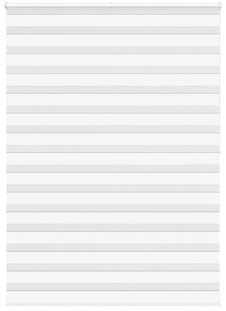 vidaXL Ζέβρα τυφλή Λευκό Πλάτος υφάσματος 155,9 εκ. Πολυεστέρας