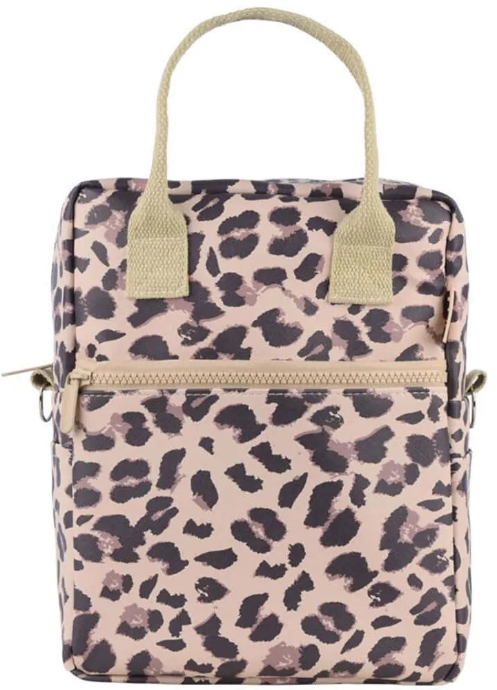 Τσάντα Φαγητού Ισοθερμική Save The Aegean Spotted Prowl 01-32920 20x14x27cm 7lt Brown-Black Estia PVC