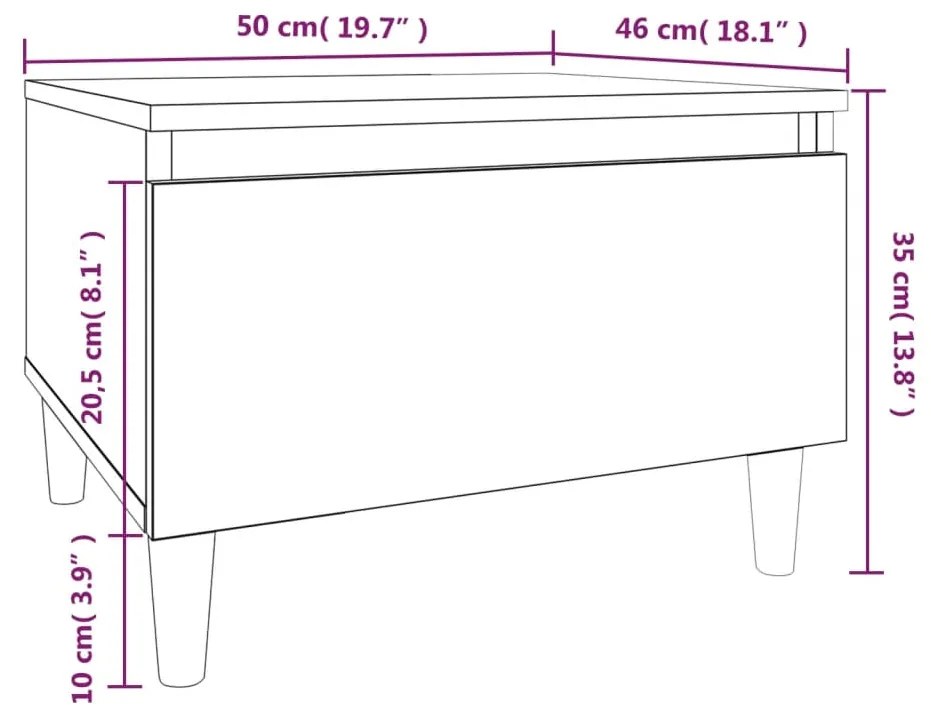 ΒΟΗΘΗΤΙΚΟ ΤΡΑΠΕΖΙ SONOMA ΔΡΥΣ 50X46X35 ΕΚ. ΕΠΕΞΕΡΓΑΣΜΕΝΟ ΞΥΛΟ 819506