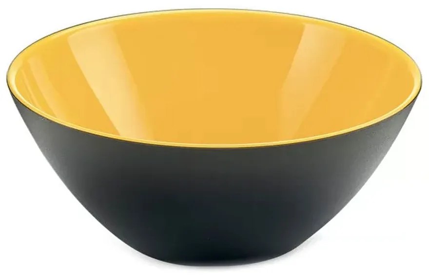 Μπωλ My Fusion 281425168 25cm Yellow-Black Guzzini Acrylic