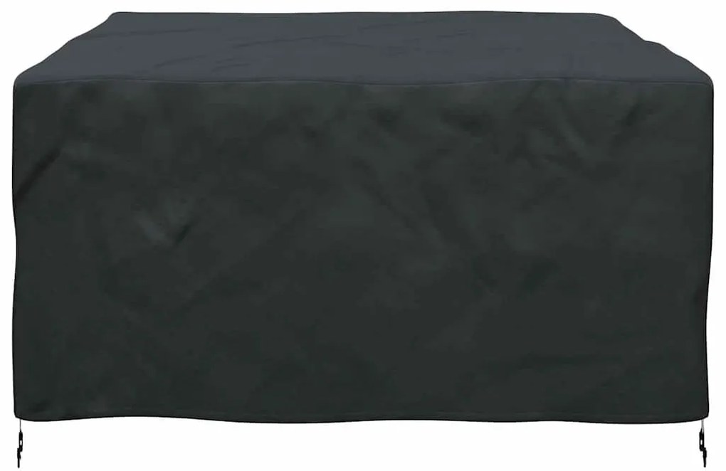 vidaXL Κάλυμμα επίπλων Μονόχρωμο Μαύρο 200 x 150 x 85 εκ. 600D