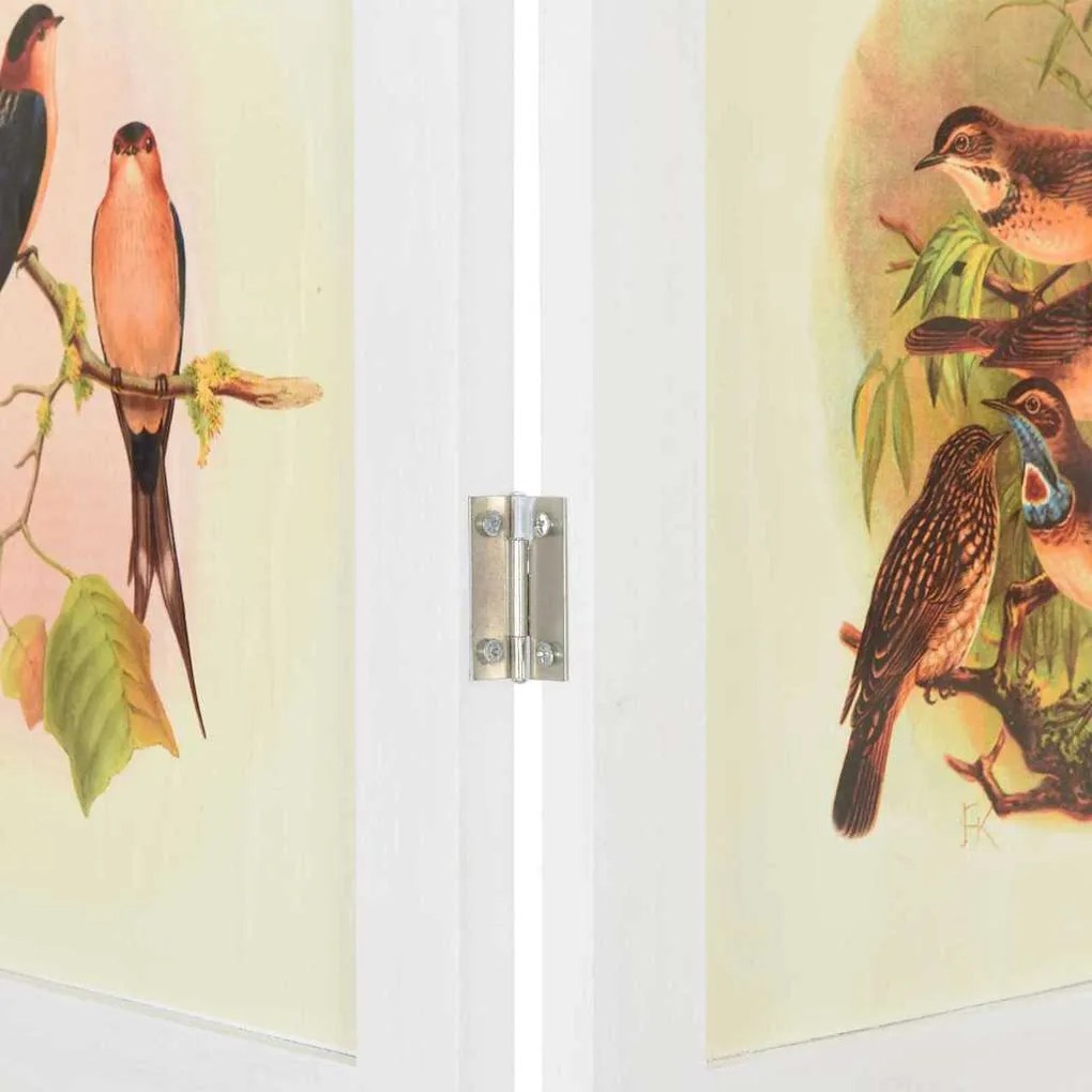 vidaXL Ρομδιβίδερ Πάνελ Λευκό 212 x 165 εκ. MDF