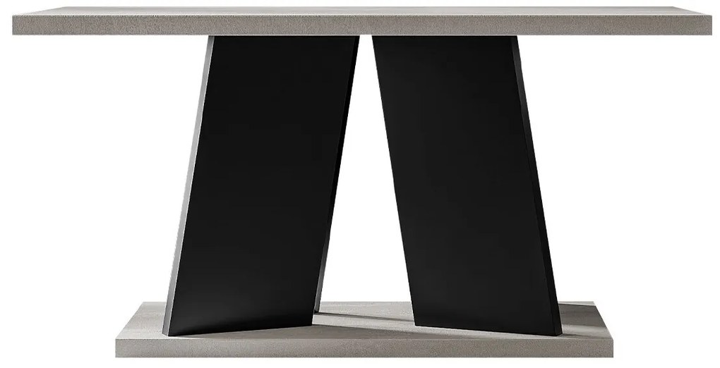 Τραπεζάκι σαλονιού Goodyear 108, Γκρι, Μαύρο, 60x70x110cm, 30 kg, Πλαστικοποιημένη μοριοσανίδα, Γωνιακό | Epipla1.gr