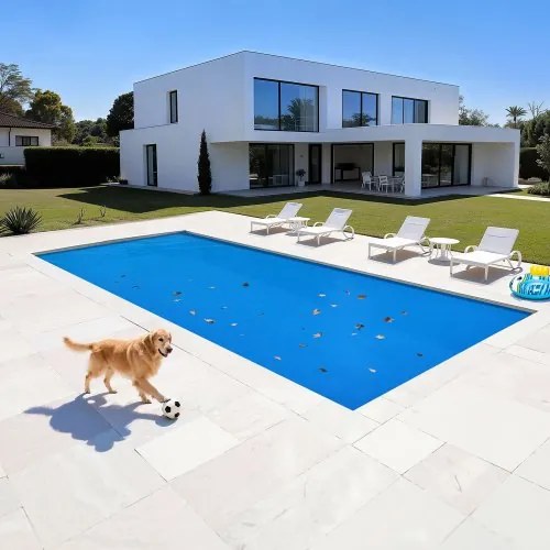 VEVOR Solar Pool Cover, 10.97 x 4.88m Rectangle Pool Bubble Cover, 12 Mil Pools Solar Blanket with Bubble &amp; PE Material, Daytime Heat Absorption, Nighttime Heat Retention, Heat Retaining Solars Covers, Blue