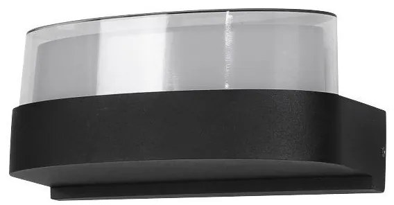 Απλίκα Φωτιστικό Τοίχου LED 6W Μαύρο Οβάλ 6792 Spotlight-6792-Μαύρο 6792