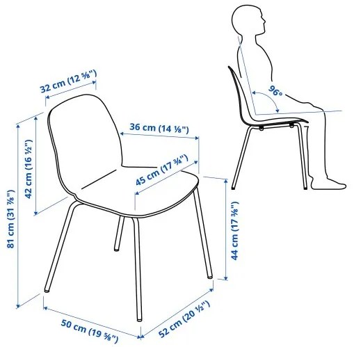 MELLTORP/LIDAS τραπέζι και 4 καρέκλες, 125 cm 695.090.53