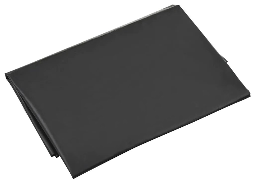 vidaXL Κάλυμμα Δαπέδου Αμμοδόχου Μαύρο 120 x 110 εκ.