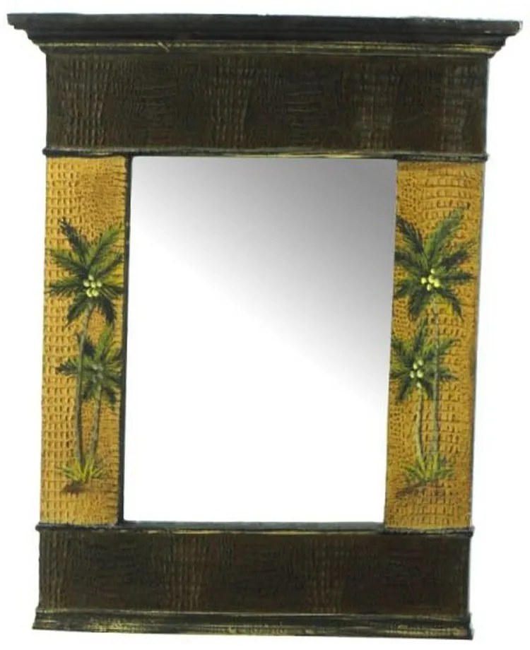 Καθρέπτης Τοίχου Goith 747-0115 67x5x54cm Multi Artekko Wood