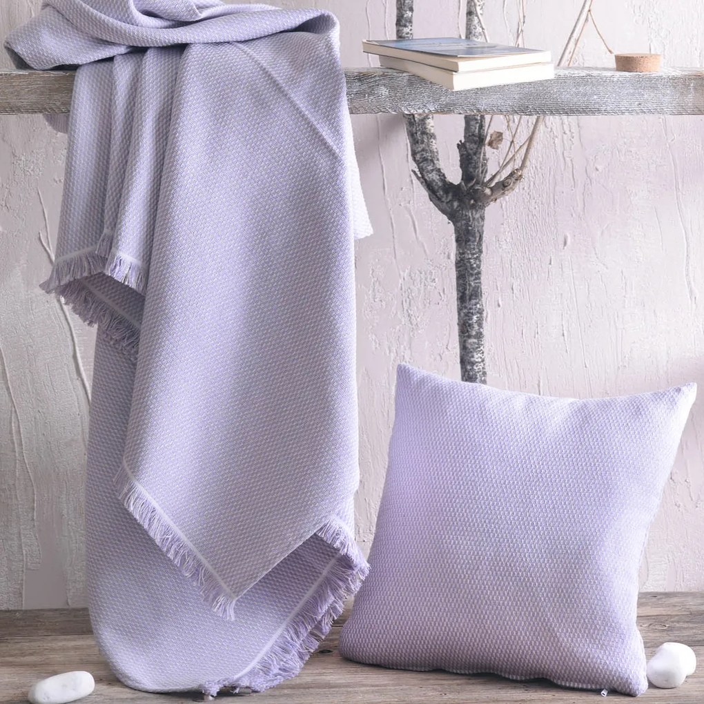 Ριχτάρι Τετραθέσιου Καναπέ (180x330) Rythmos Utopia Lilac