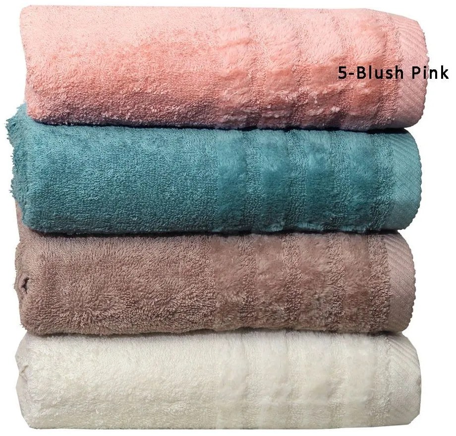 Πετσέτες Spa Σετ 3τμχ 5 Blush Pink Anna Riska Σετ Πετσέτες 70x140cm 100% Cotton