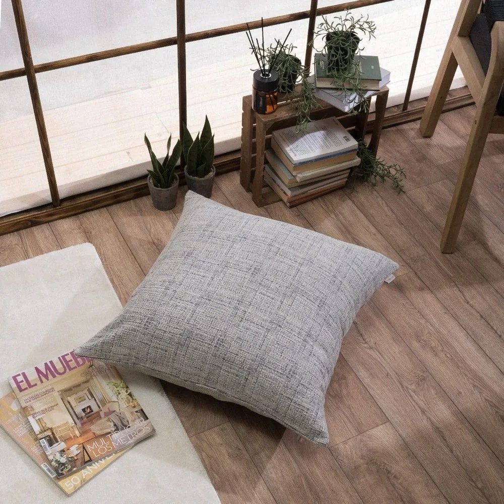 Μαξιλαροθήκη Διακοσμητική Δαπέδου Hampton 11 Elephant Teoran 65Χ65 Βαμβάκι-Ακρυλικό