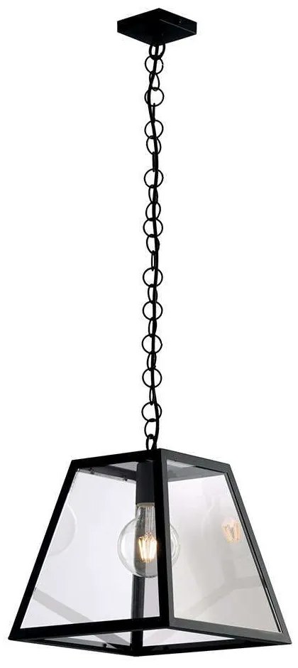 Φωτιστικό Οροφής I-Lexington-S1 Black Luce Ambiente Design Metal, Glass