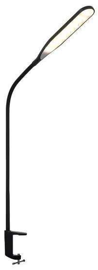 Επιτραπέζιο Φωτιστικό Γραφείου LED 10W 3000-6000K με Μέγγενη Υ98,5 Spotlight-6705-Μαύρο 6705