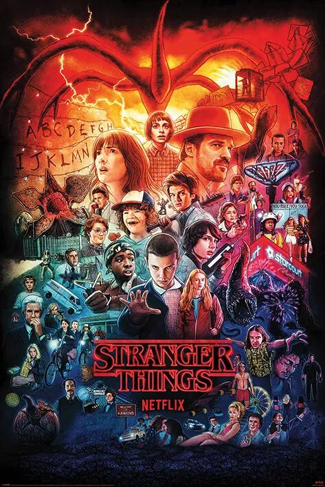 Αφίσα Stranger Things - Seasons, (61 x 91.5 cm)