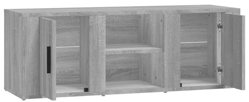 vidaXL Έπιπλο Τηλεόρασης Γκρι Sonoma 100x31,5x35 εκ. από Επεξεργ. Ξύλο