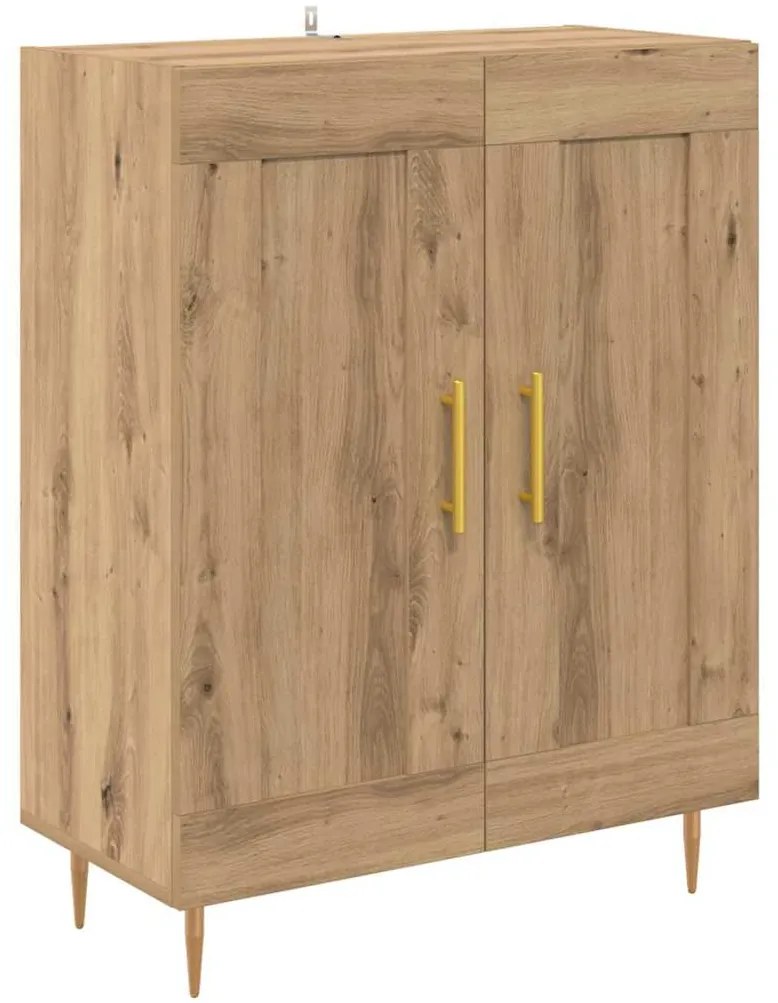 vidaXL Πλαϊνό γραφείο Artisan Oak 69,5 x 34 x 90 εκ.