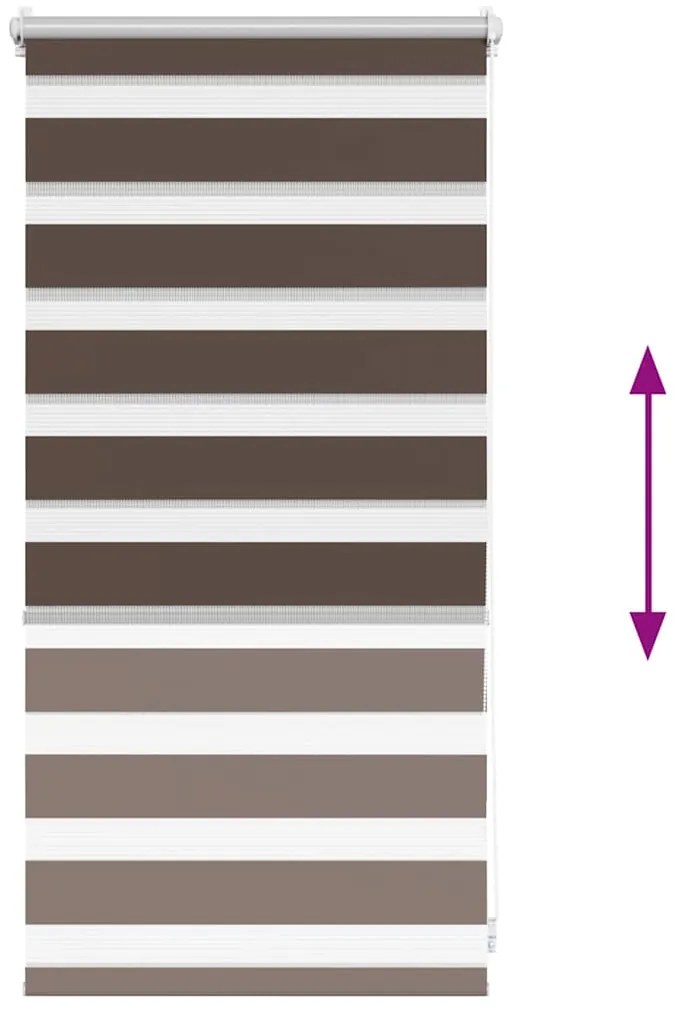 vidaXL Ρόλερ Zebra Καφέ 40 x 100cm
