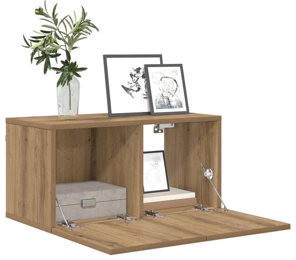 vidaXL Σετ Έπιπλου Τηλεόρασης Artisan Oak MDF Μεσαίο Έπιπλο Τηλεόρασης