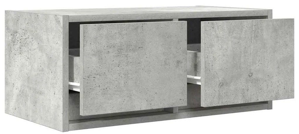 vidaXL Έπιπλο Τηλεόρασης Γκρι μπετόν 60x31x25,5 εκ. Επεξεργασμένο Ξύλο