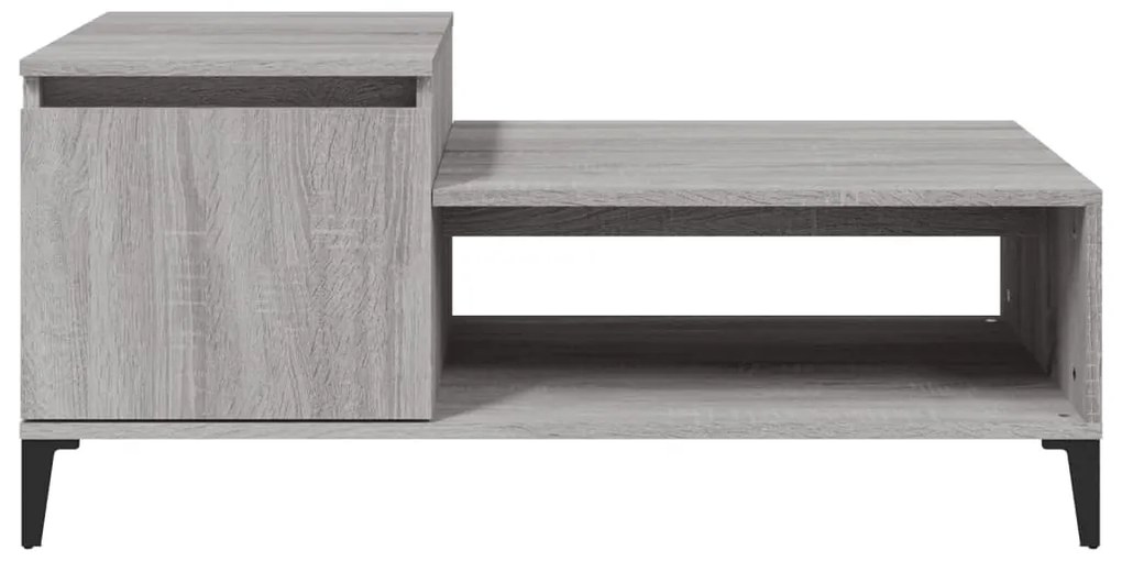 vidaXL Τραπεζάκι Σαλονιού Γκρι Sonoma 100x50x45 εκ. Επεξεργασμένο Ξύλο