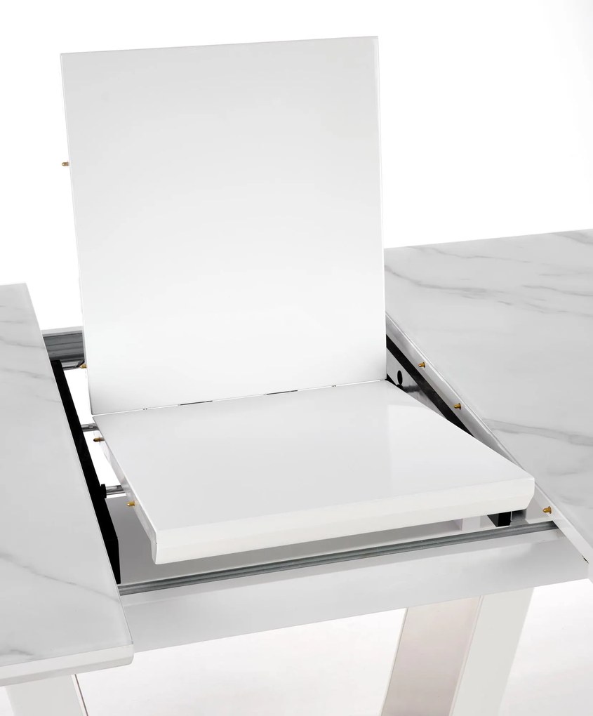 BLANCO extension table, color: white marble - white DIOMMI V-CH-BLANCO-ST