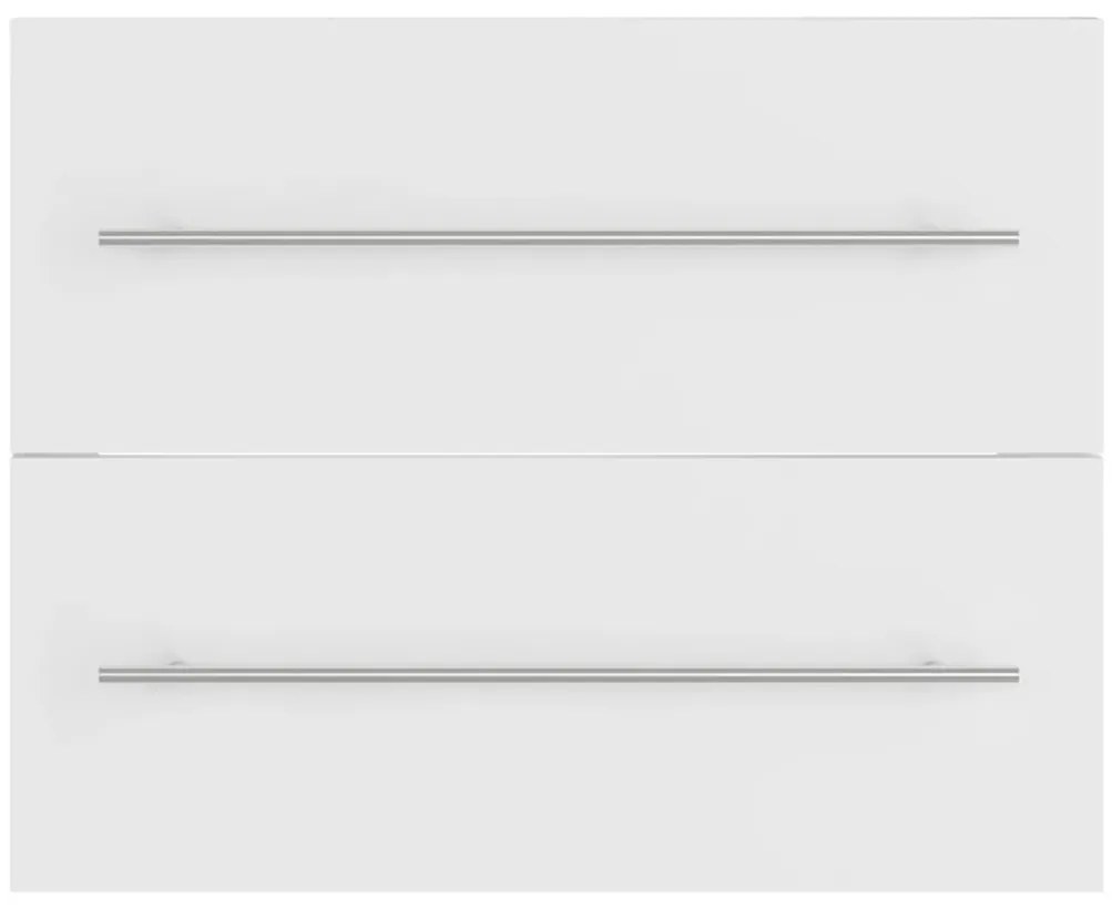 vidaXL Ντουλάπι Νιπτήρα Λευκό 60 x 38,5 x 48 εκ. από Επεξ. Ξύλο