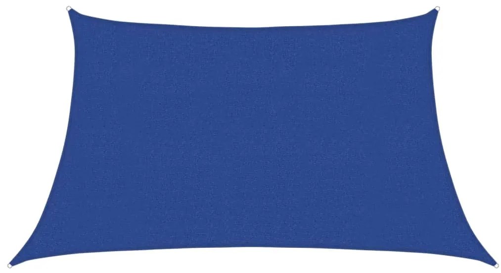 vidaXL Πανί Σκίασης Μπλε 3/4 x 2 μ. από HDPE 160 γρ./μ²