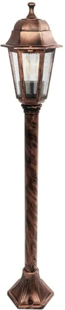 Φωτιστικό Δαπέδου Κολωνάκι Vitro 203-0197 16x16x100cm 1xE27 Bronze GloboStar