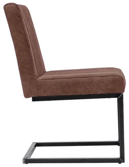 Καρέκλα Τραπεζαρίας Evita Μεταλλική Fylliana Taupe 50x47x85εκ. 2αδα 50x47x85 εκ.