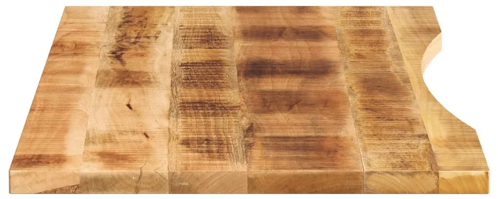 vidaXL Επιφάνεια Γραφείου Καμπύλη 140x60x2,5 εκ Μασίφ Ακατ. Μάνγκο