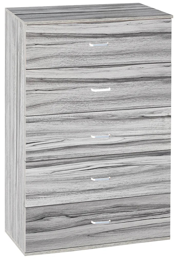 Συρταριέρα ArteLibre AURORA Γκρι Μοριοσανίδα/Μελαμίνη 60x40x108cm-14370098