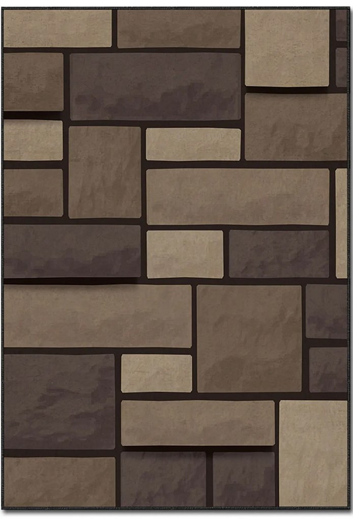 Χαλί Asr Crpt-102 288NGR2178 Brown Conceptum Hypnose 80X140cm