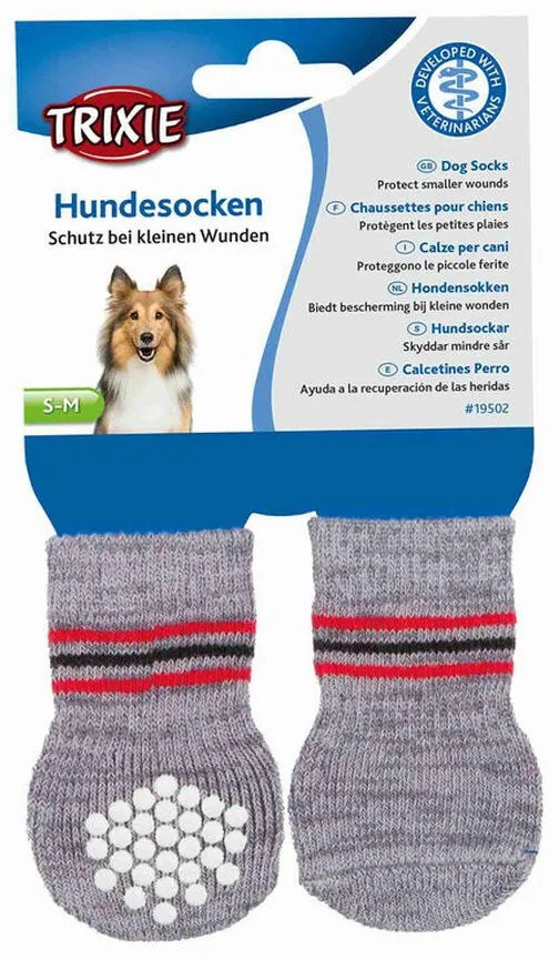 Κάλτσες Trixie Γκρι XS/S Σκύλος