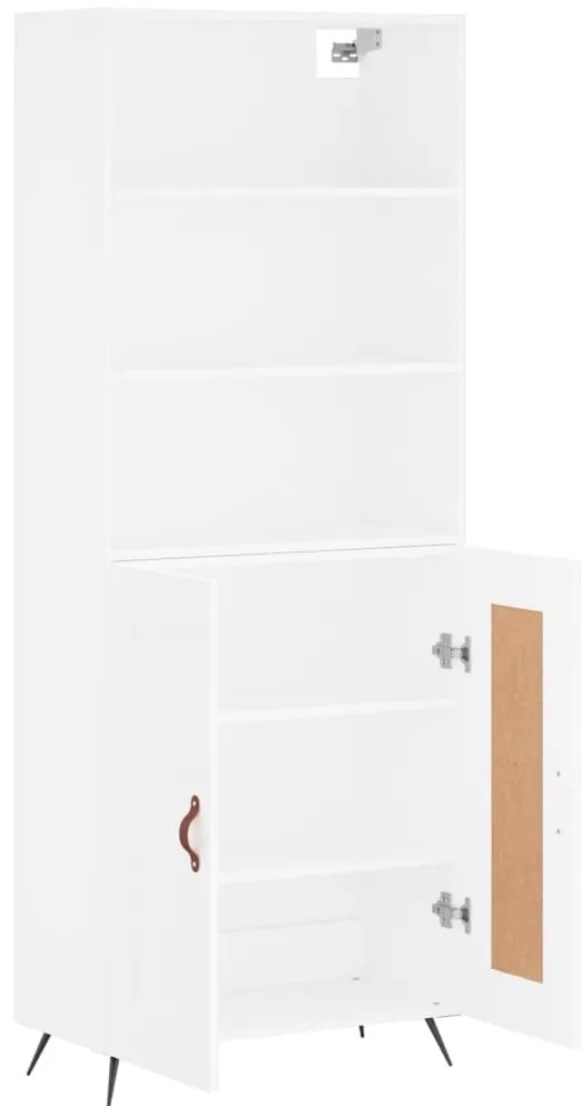 vidaXL Ντουλάπι Λευκό 69,5x34x180 εκ. από Επεξεργασμένο Ξύλο