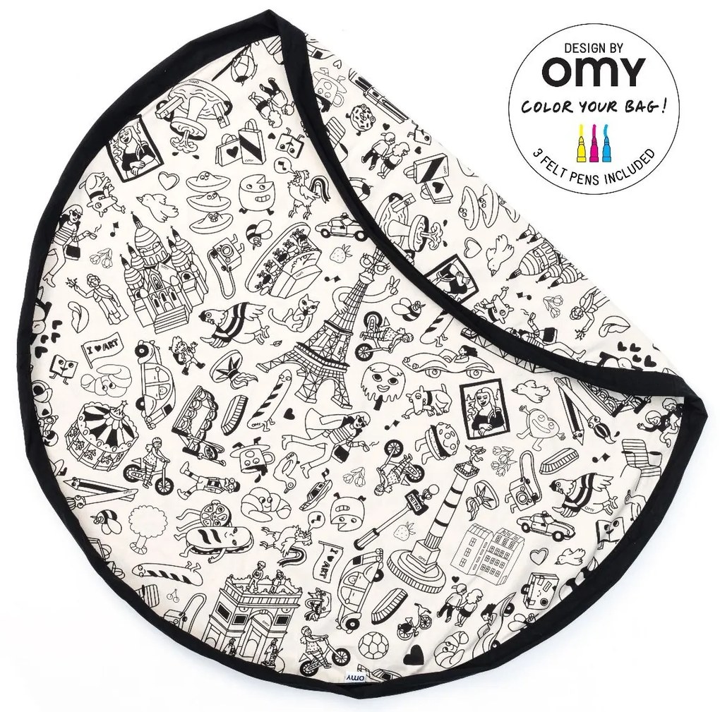 Σάκος/Στρώμα Παιχνιδιού Play&amp;Go Omy Paris