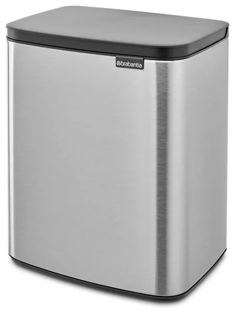 Brabantia 1006638 Κάδος Απορριμμάτων Bo Small 12L, Matt Steel Fingerprint Proof