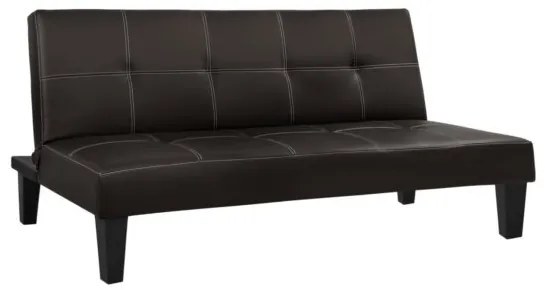 ΚΑΝΑΠΕΣ ΚΡΕΒΑΤΙ 3Θ HM3002.04 ΚΑΦΕ PU ΜΕ ΓΑΖΙΑ 186x90x82