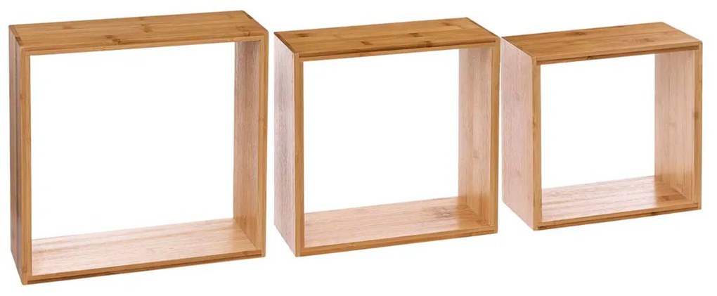Ράφια Τοίχου (Σετ 3τμχ) F-V Fixy Bamboo 181333