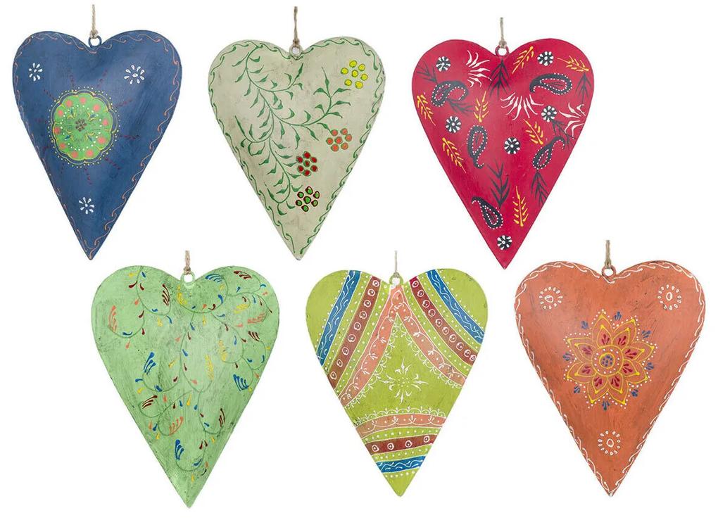 Εορταστικά διακοσμητικά Signes Grimalt  Καρδιές Set 6 Μονάδες