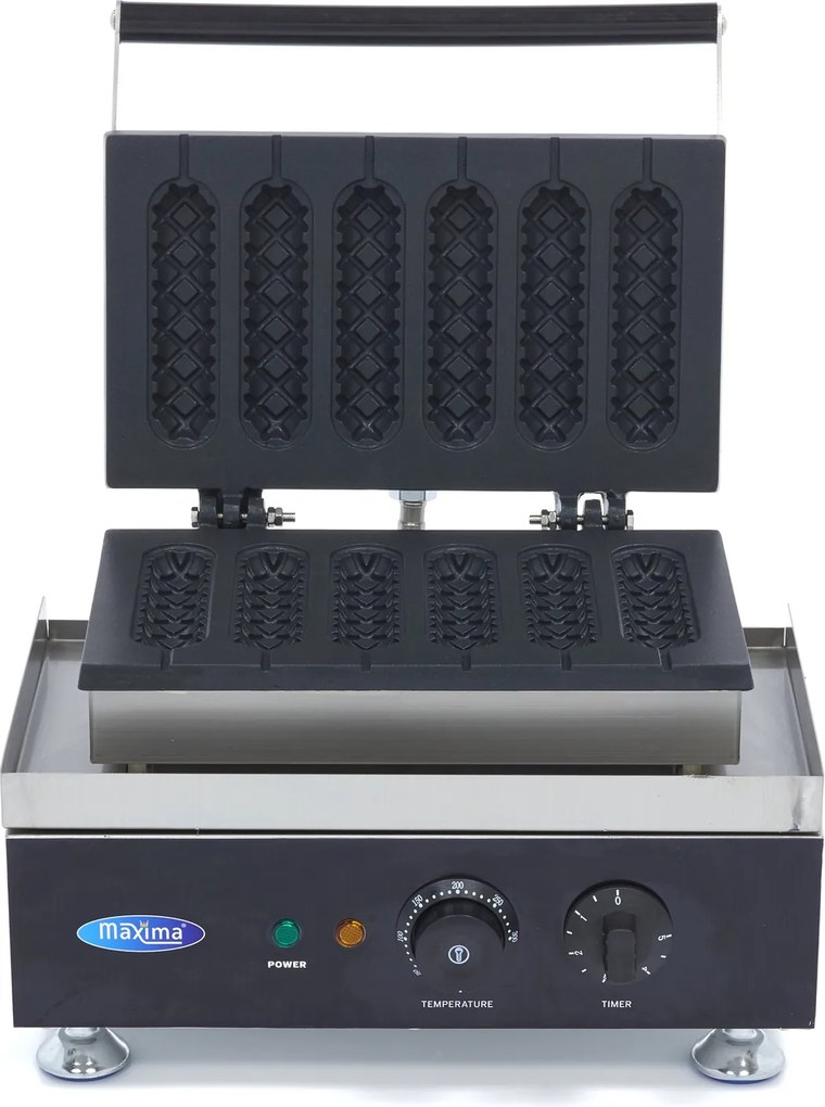 Waffle Maker - 6 Sticks - Corn Dogs - Diamond Pattern