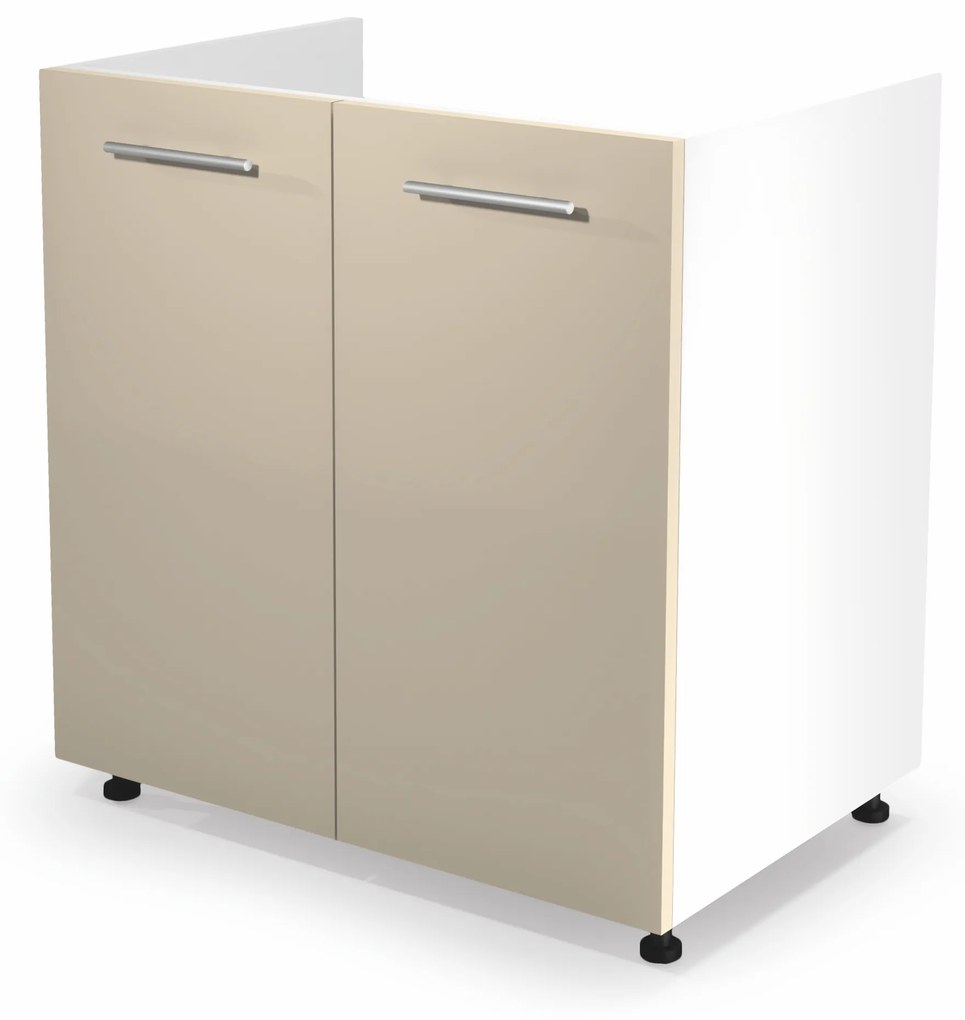 VENTO DK-80/82 sink cabinet, color: white / beige DIOMMI V-UA-VENTO-DK-80/82-BEŻOWY DIOMMI-60-22831