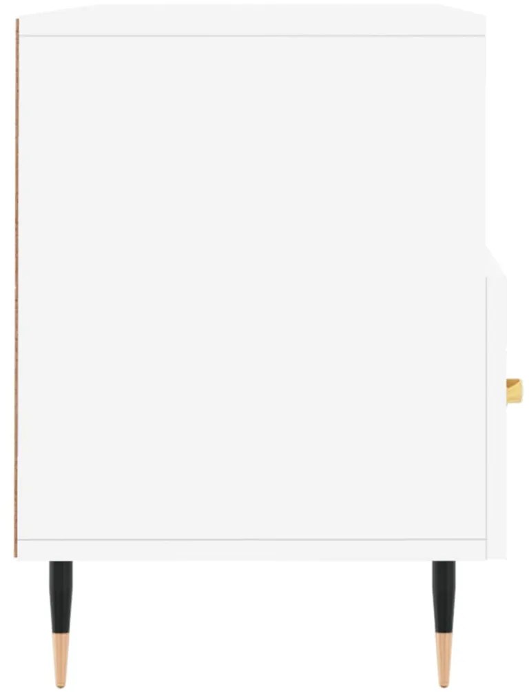 vidaXL Έπιπλο Τηλεόρασης Λευκό 102 x 36 x 50 εκ. από Επεξεργ. Ξύλο