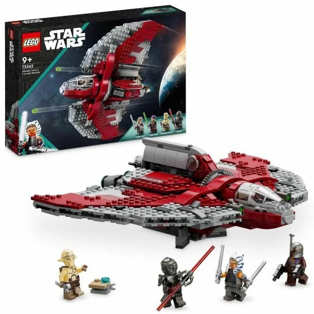 Παιχνίδι Kατασκευή Lego Star Wars 75362 Ahsoka Tano&#039;s T6 Jedi Shuttle Πολύχρωμο 599 Τεμάχια