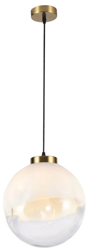 Φωτιστικό Οροφής Κρεμαστό Vana 4313700 E27 1xMax 40W 30x150cm Gold-Clear Viokef