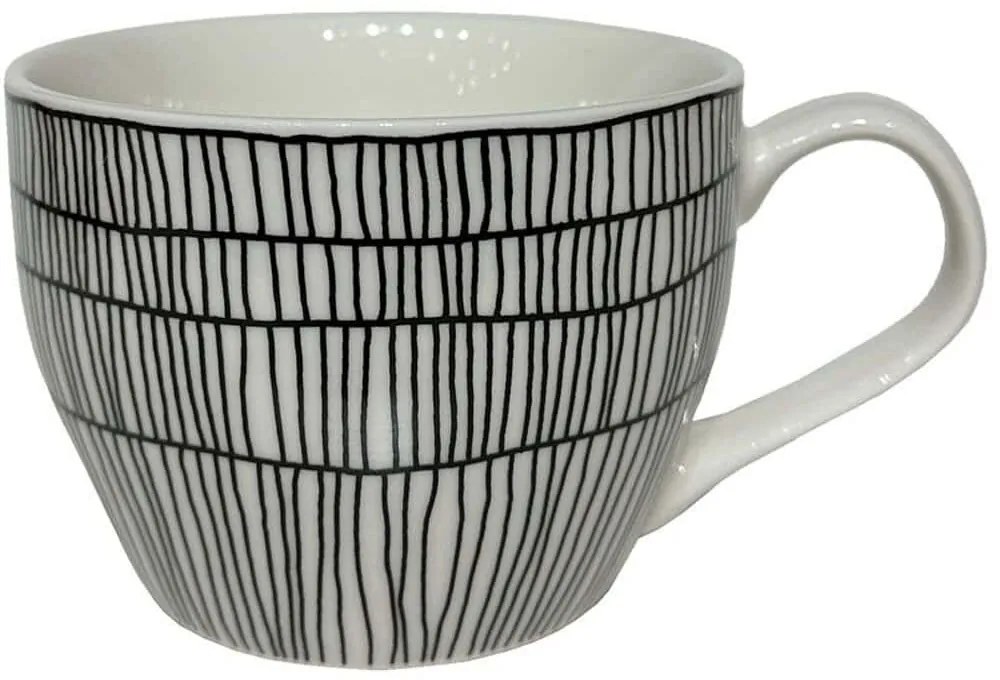 Κούπα Serax 028855 11x11x8cm White-Black Πορσελάνη